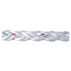 Red Blue Tracer Polypropylene Mooring Rope 48mm Core Structure Certain Ductility