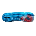 Blue 12 Strand Synthetic Winch Rope Longer Working Life Extremely Light