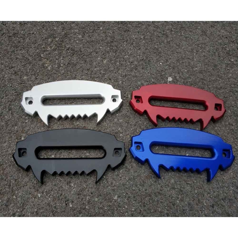 Solid Billet Aluminium Winch Rope Fairlead 900g Carton Package 254mm Bolt Spacing
